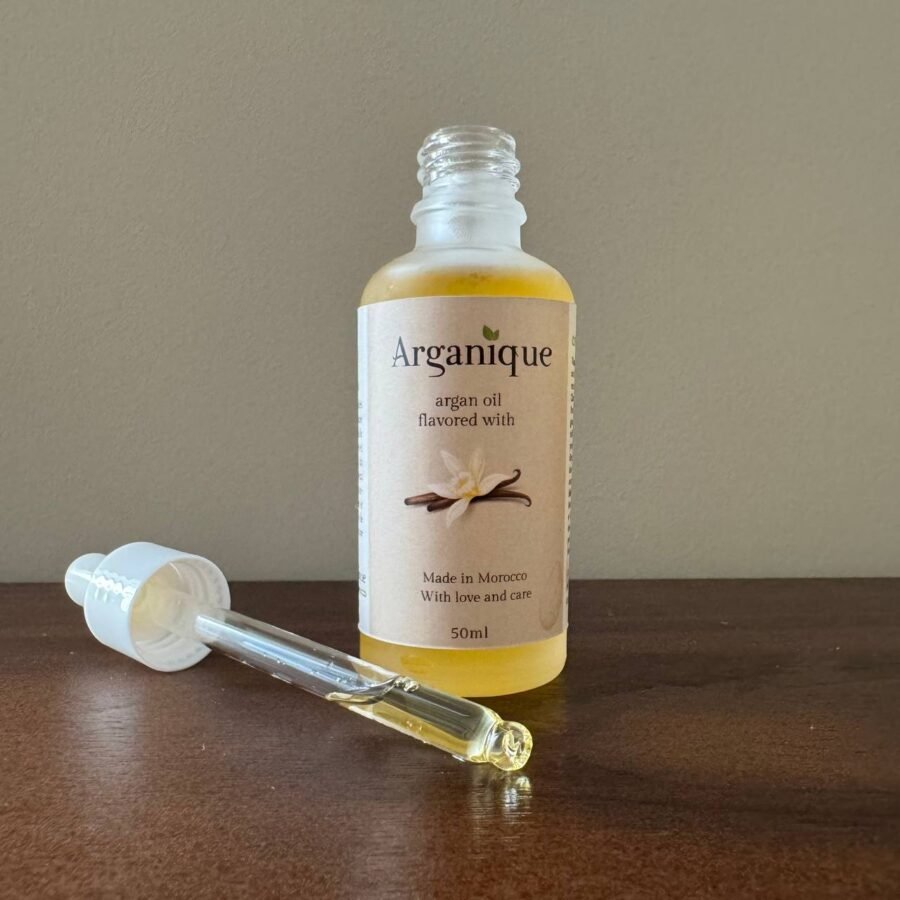 HUILE D'ARGAN AROMATISÉE À LA VANILLE 50ML – Image 4