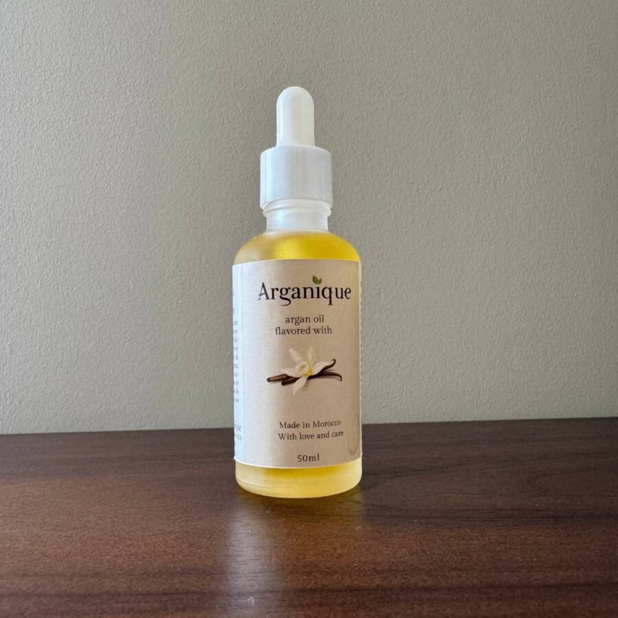 HUILE D'ARGAN AROMATISÉE À LA VANILLE 50ML – Image 2